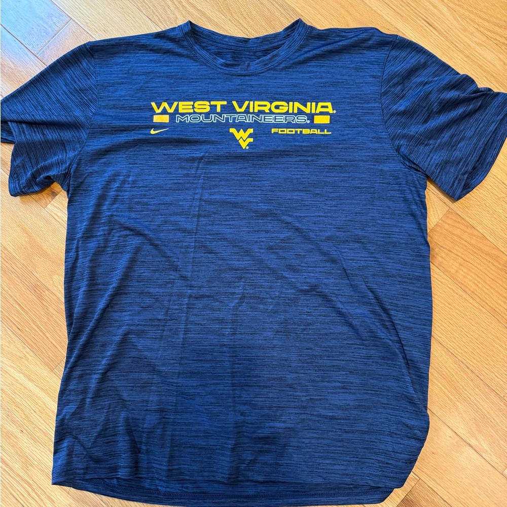 Nike Blue West Virginia Football Tee